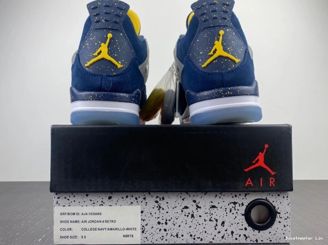 Boostmaster lin Retro Air (PE) 4 AJ4-1036660 Michigan Jordan 0716